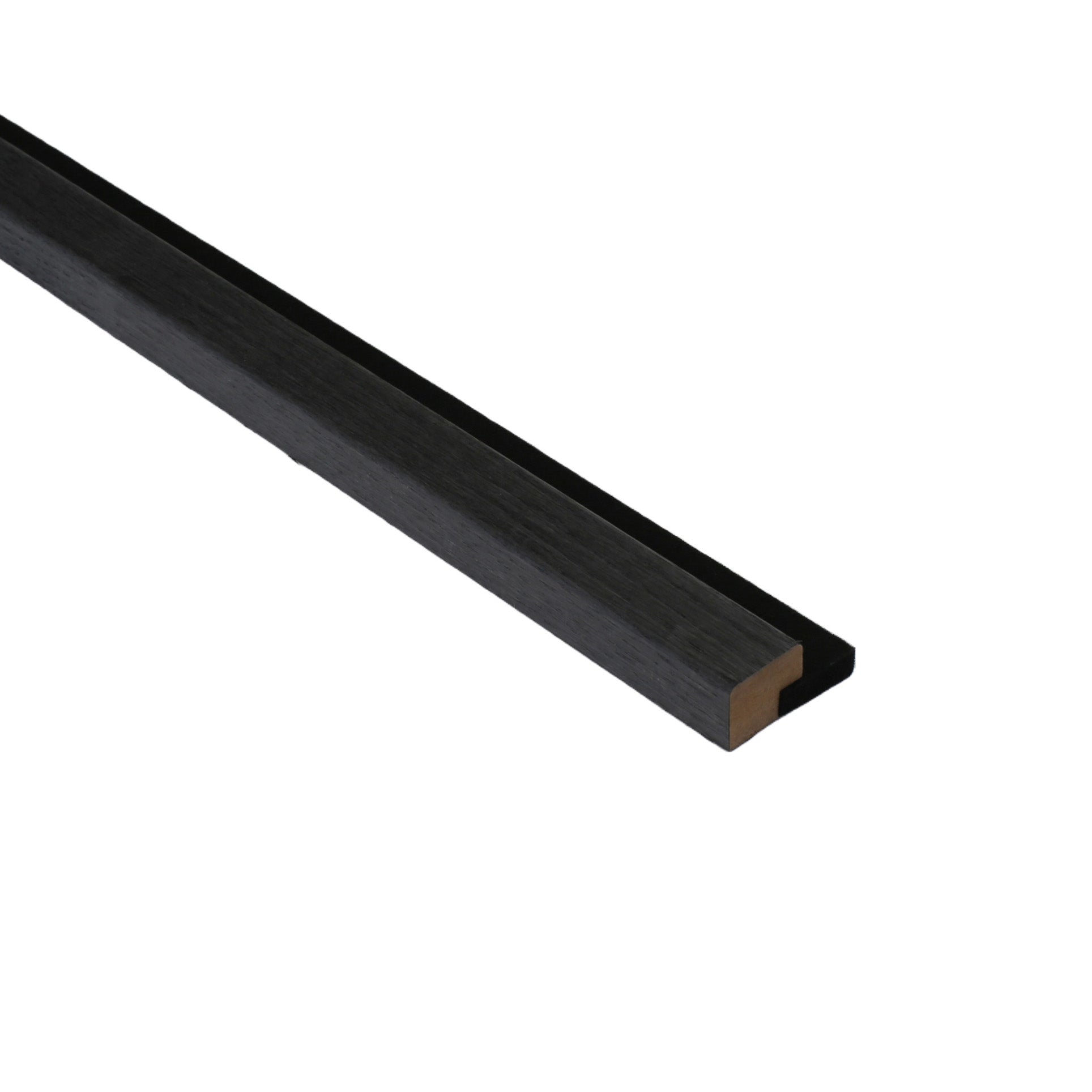 SlatWall Edging - Black Oak