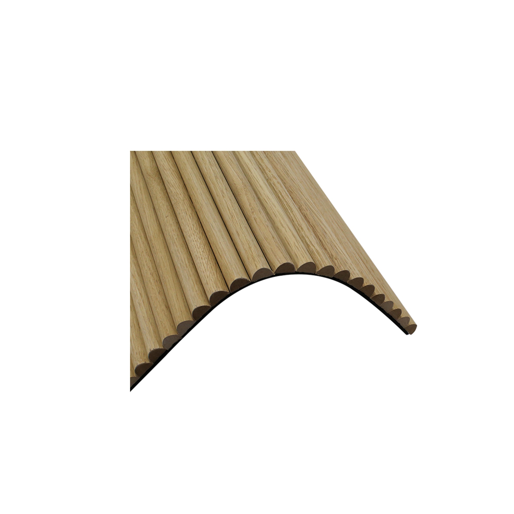 FlexWall Round Panel - Natural Oak