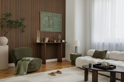SlatWall Panel - Rosewood