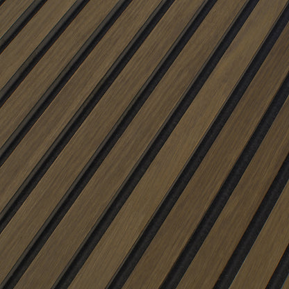 SlatWall Panel - Smoked Oak