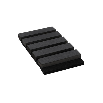 SlatWall Tile - Black Oak